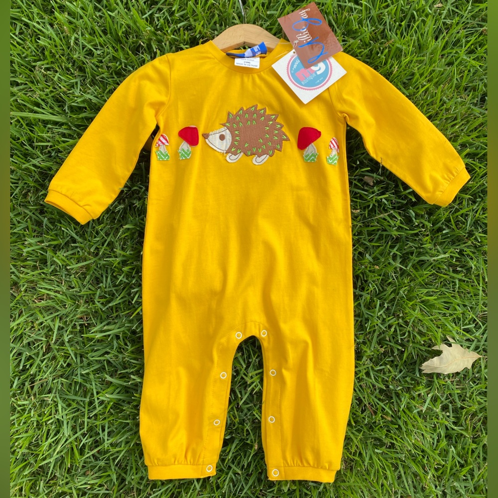 *NWT* Millie Jay, Hedgehog and mushroom appliqué - Picture 8 of 12